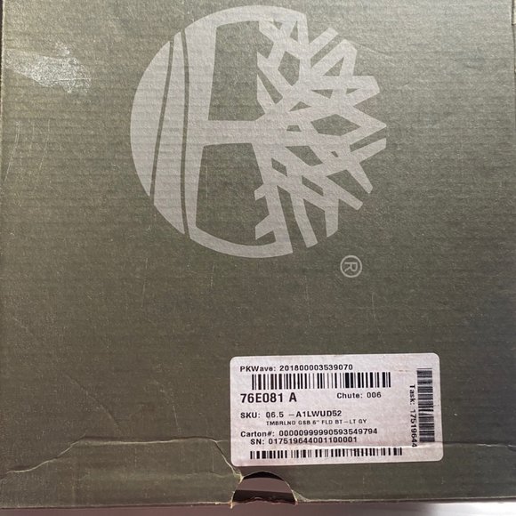 Timberland 6 Inch Field Boot Junior 'Light Grey', US size 6.5 - Picture 15 of 16